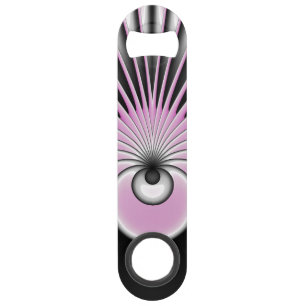 Modern Abstract Crazy Fractal Art Pattern Bar Key