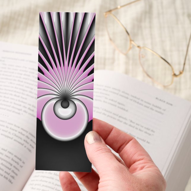 Modern Abstract Crazy Fractal Art Pattern Bookmarks (Hand)