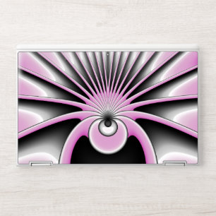 Modern Abstract Crazy Fractal Art Pattern HP Laptop Skin
