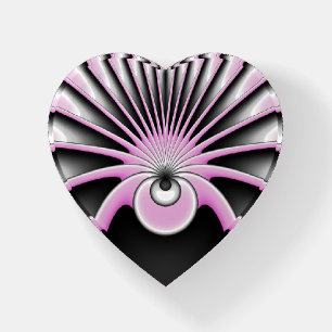 Modern Abstract Crazy Fractal Art Pattern Paperweight