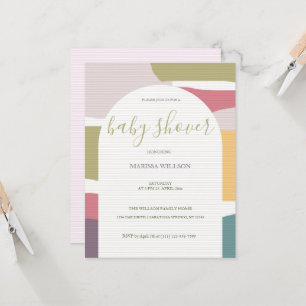 Modern Abstract Creamy Summer Colours Splash