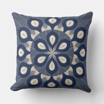 Modern Abstract Dahlia Flower Design Throw Pillow by FUNNSTUFF4U at Zazzle
