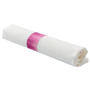 Modern abstract dark pink art napkin bands