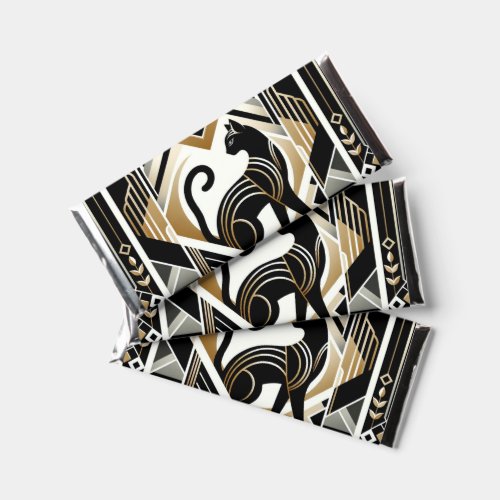 Modern Abstract Decorative Cat Hershey Bar Favor