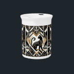 Modern Abstract Decorative Cat Porcelain Pitcher<br><div class="desc">Beautiful Modern Abstract Decorative Cat Porcelain Pitcher</div>