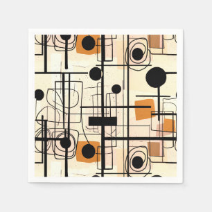 Modern abstract design, dynamic lines Throw Pillow Napkins