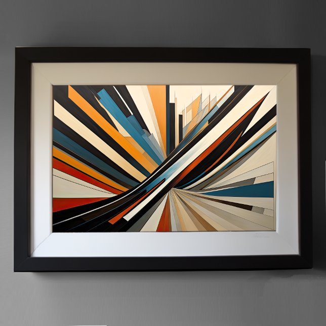 Modern Abstract Design Futurism 3:2 Poster (Creator Uploaded)