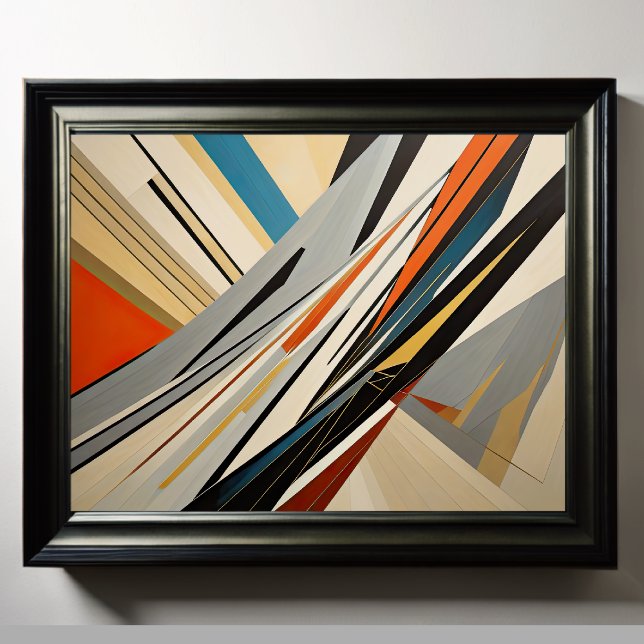 Modern Abstract Design Futurism 4:5 Poster (Creator Uploaded)