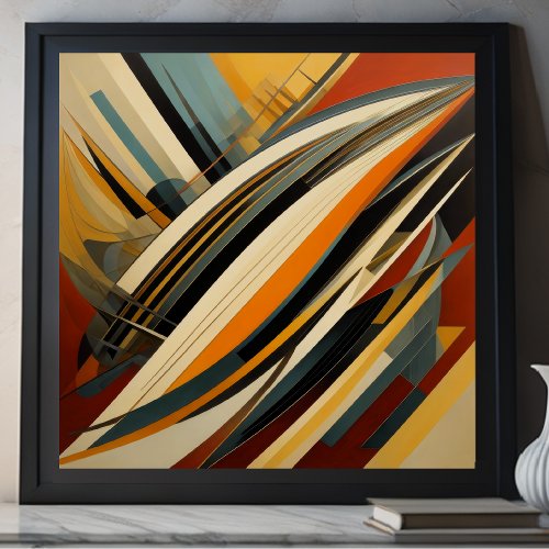 Modern Abstract Design Futurism VIII Poster