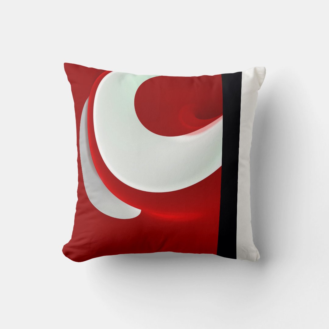 Modern Abstract Design Throw Pillow Zazzle