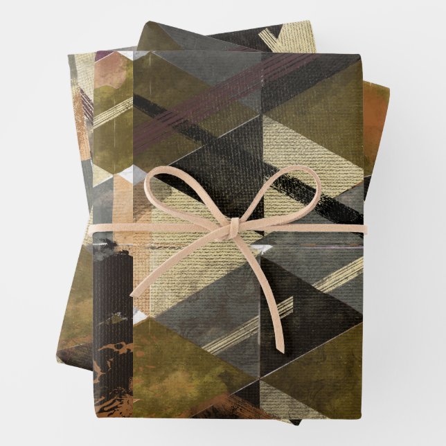 modern abstract design   wrapping paper sheets (In situ)
