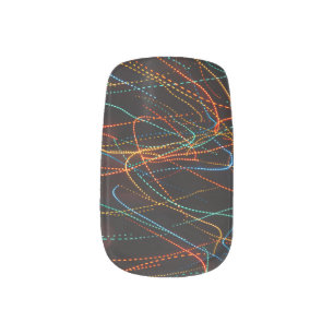 Modern Abstract Designer Pattern Minx Nail Art