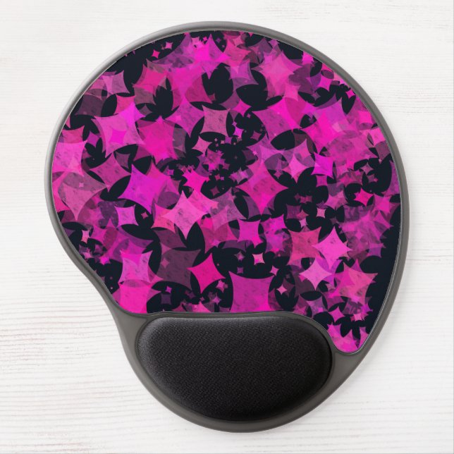 Modern Abstract Diamonds Gel Mouse Pad (Front)