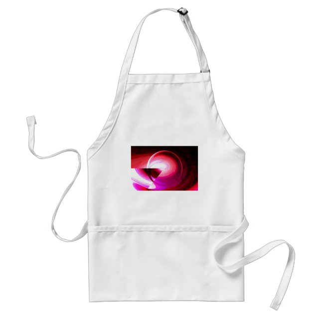 Modern Abstract Digital Adult Apron (Front)