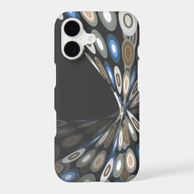 Modern Abstract Digital Butterfly Artistic Casing Case-Mate iPhone Case (Back)