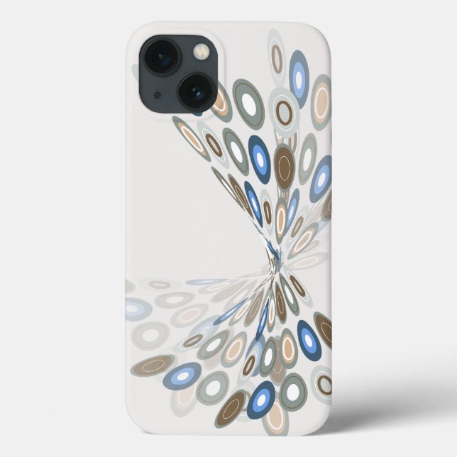 Modern Abstract Digital Butterfly Cool Artistic Case-Mate iPhone Case (Back)