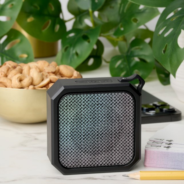 Modern abstract digital pattern design 1246 bluetooth speaker (Insitu(Table))