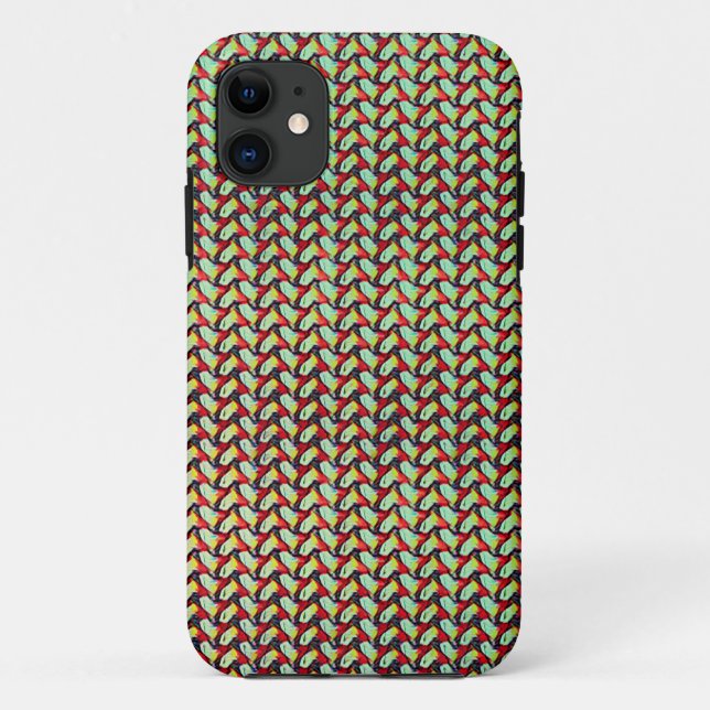Modern abstract digital pattern design 1249 Case-Mate iPhone case (Back)