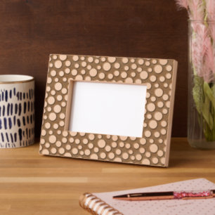 Modern Abstract Dot Pattern Engraved Frames