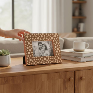 Modern Abstract Dot Pattern Engraved Frames