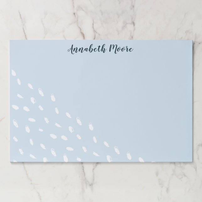 Modern Abstract Dots Geometric Pattern Paper Pad (Front)