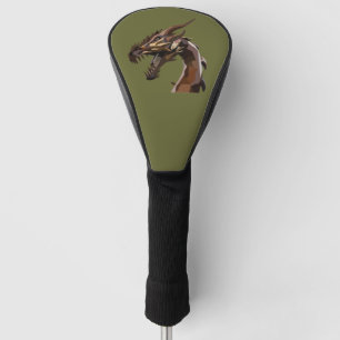 Modern Abstract Dragon Art Golf Head Cover