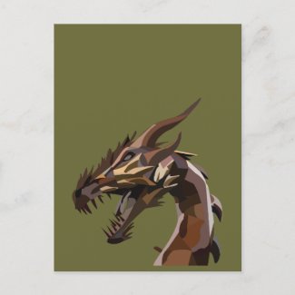 Modern Abstract Dragon Art