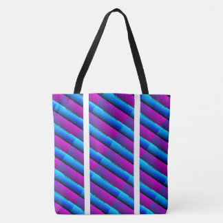 MODERN abstract draw in-light -white purple blue Tote Bag