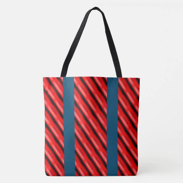 MODERN abstract draw in-red  blue black Leggings Tote Bag (Front)