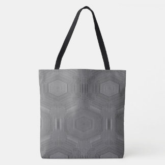 MODERN abstract drawing in-gray-mosaic  Tote Bag