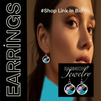 Modern Abstract Drop Dangle Earrings