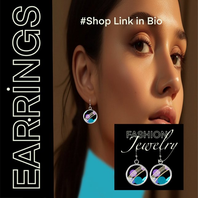 Modern Abstract Drop Dangle Earrings (Trendy Modern Abstract Drop Dangle Earrings)