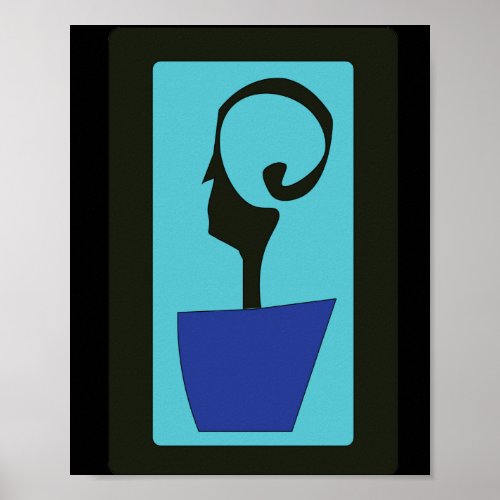Modern Abstract Elegant for deep thought  Poste Poster