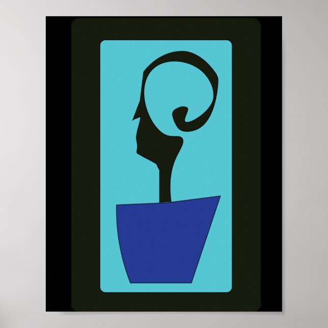 Modern Abstract Elegant for deep thought / Poste Poster (Front)