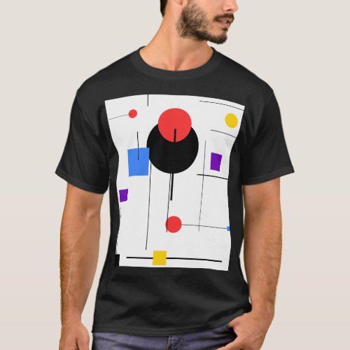 Modern Abstract Elements T_Shirt shapes T_Shirt