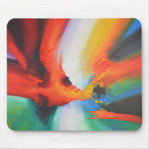 Modern Abstract Expressionism Acrlylic Painting Mouse Pad