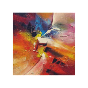 Modern Abstract Expressionist Style Art Painting