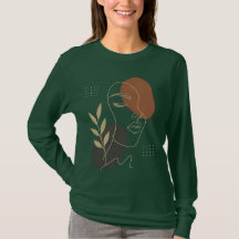 Modern Abstract Face Line Art Sweat