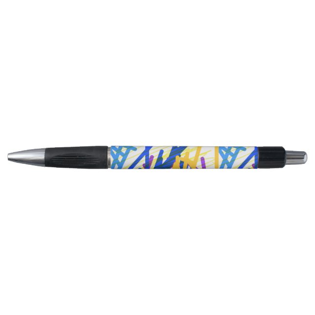 Modern Abstract Festive Paint Splash  Pen (Front)