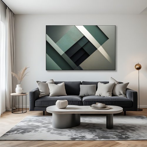 Modern Abstract Fits Perfectly in a Man Cave Poster