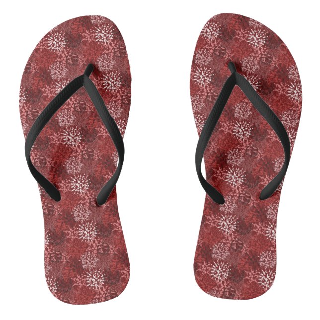 Modern Abstract Flip Flops (Footbed)