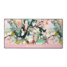 Modern Abstract Floral Botanical Personalized