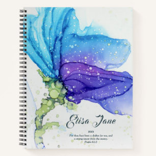 Modern Abstract Floral Notebook