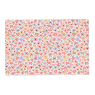 Modern Abstract Floral Pattern Placemat