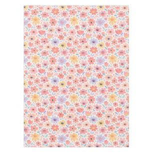 Modern Abstract Floral Pattern Tablecloth