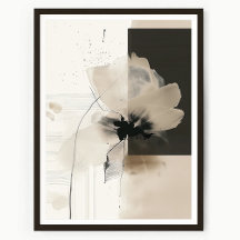 Modern Abstract Floral Wall Art