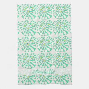 Modern Abstract Flower Pattern   Kitchen Towel