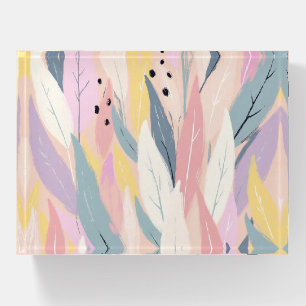 Modern Abstract Foliage Paperweight