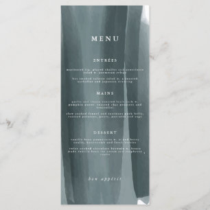 Modern Abstract Formal Wedding   Menu