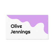 Modern Abstract Fun Business Card